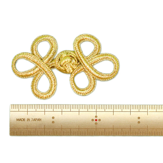 Knotenverschluss - gold 65mm