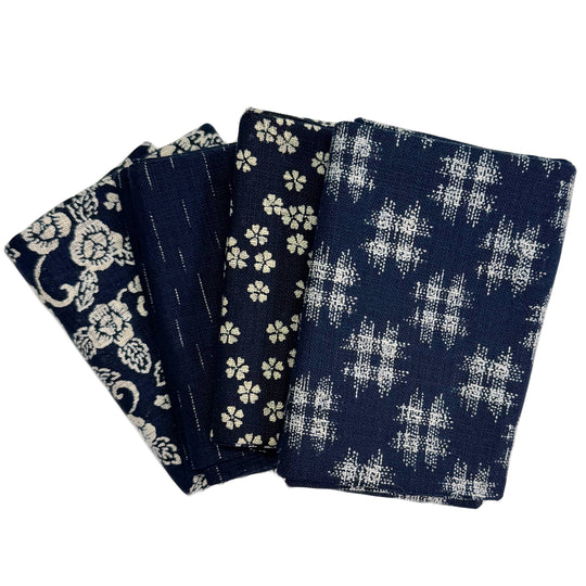 Fat Quarter Stoffpaket - No.3.1 - Dunkelblau