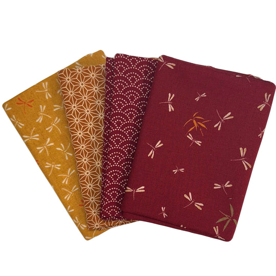 Fat Quarter Stoffpaket - No.1.1 - Rot & Ocker