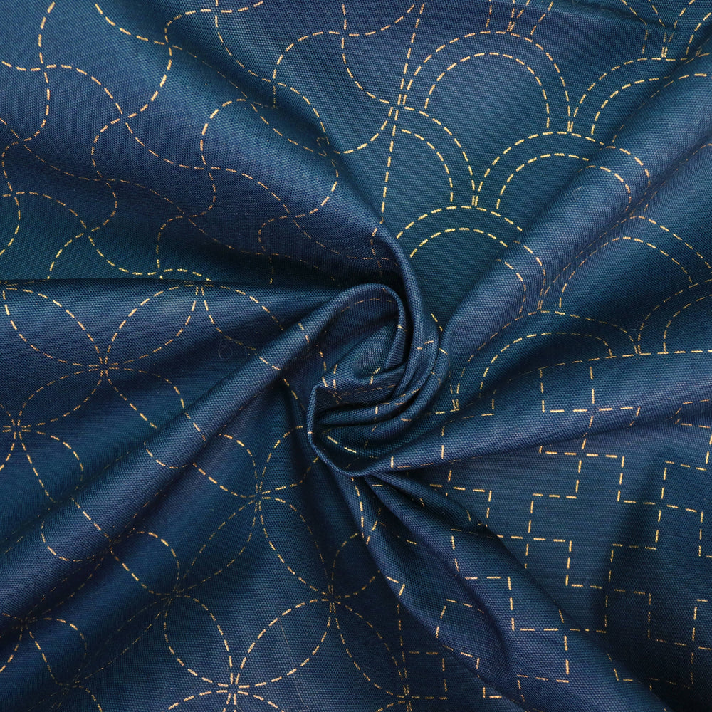 Sashiko Muster Mix No.1 - Dunkelblau