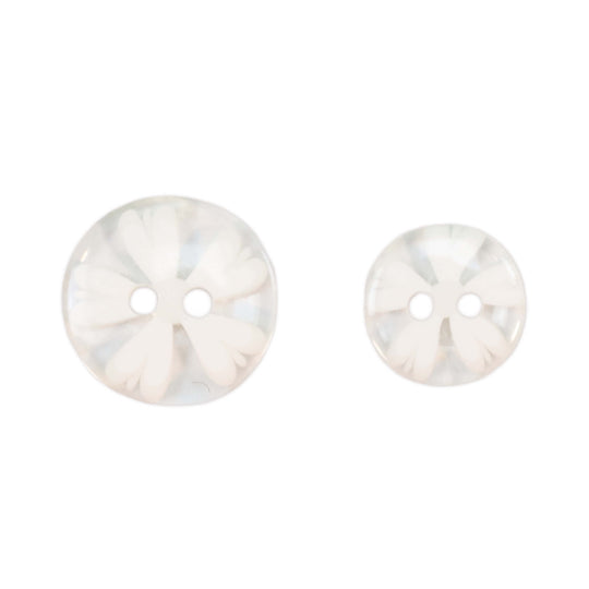 Sakura Knopf - White - 15mm | 11mm