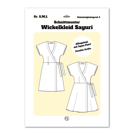 Schnittmuster Wickelkleid Sayuri