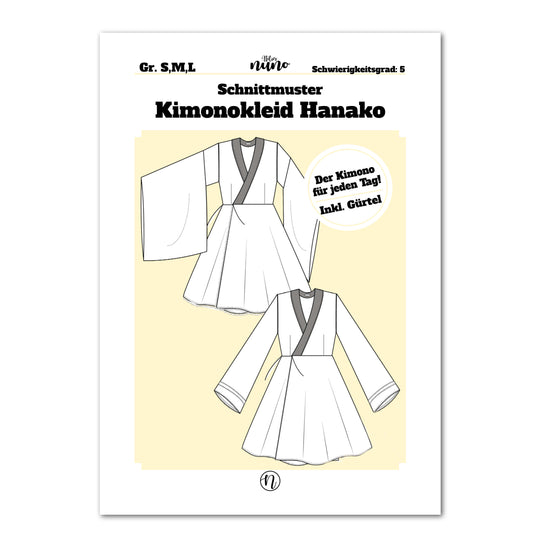 Schnittmuster Kimonokleid Hanako