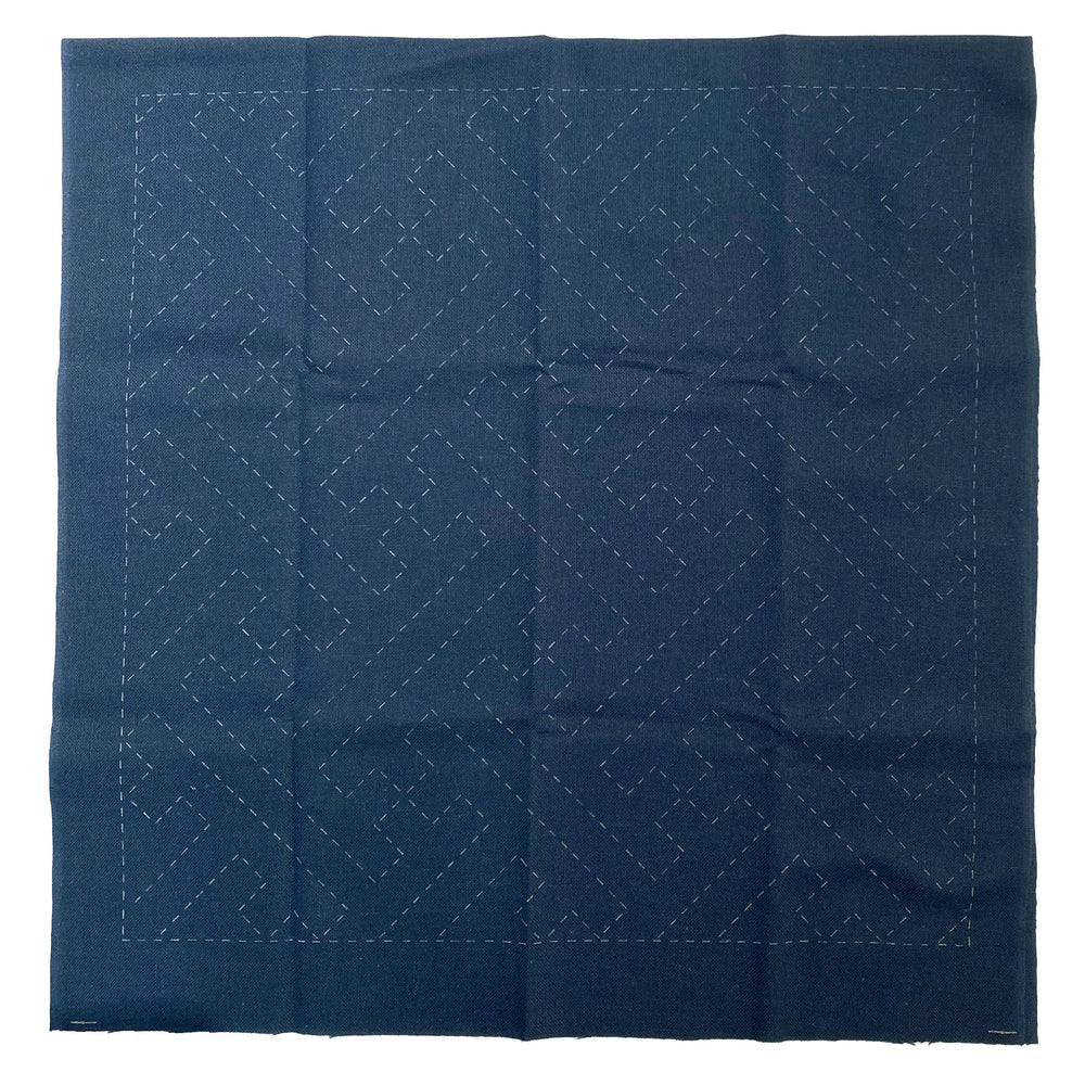 Olympus Hana Fukin Sashiko Sampler - Sayagata Deep Blue