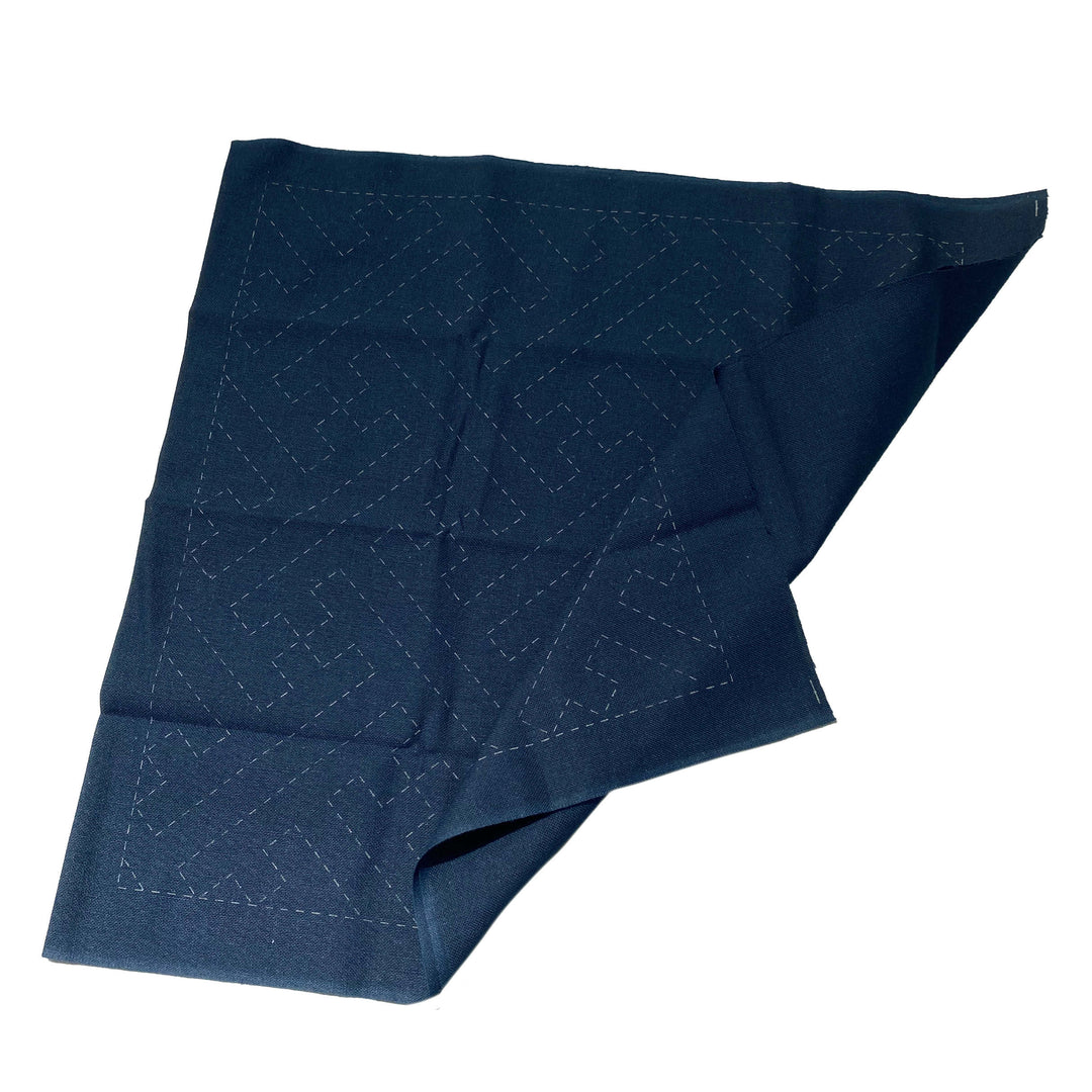 Olympus Hana Fukin Sashiko Sampler - Sayagata Deep Blue